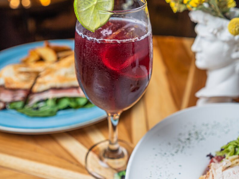 copa de vino Tinto de verano