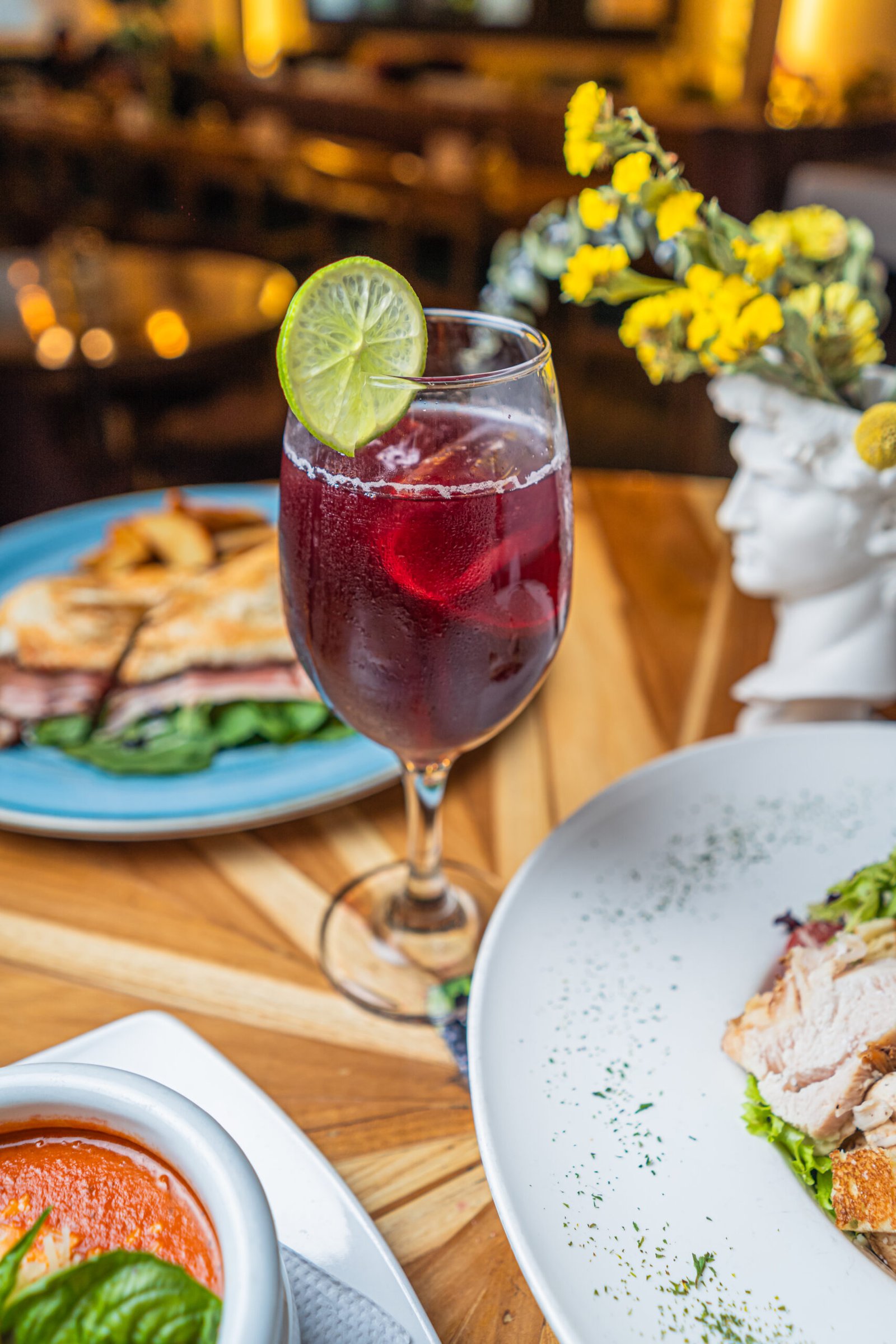 copa de vino Tinto de verano